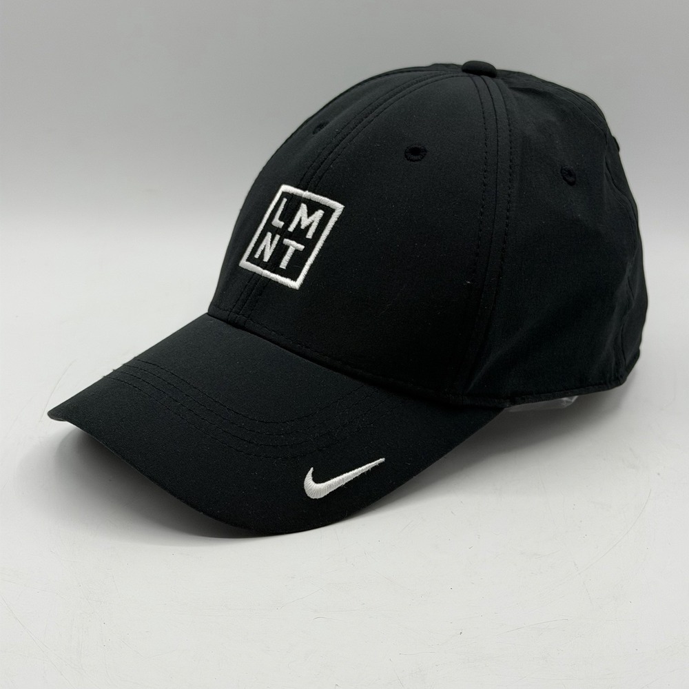 Nikeβ Hat Cap Strap Back Black Dri-FIT Legacy91 LMNT Electrolytes Mens Athletic